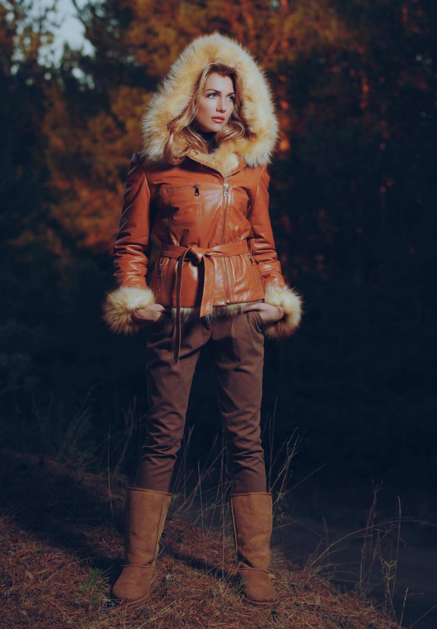 Stylish Woman in Field Stylish Woman in Field